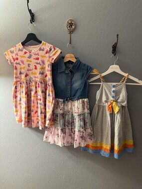 Girls bundle of 3 dresses size 6